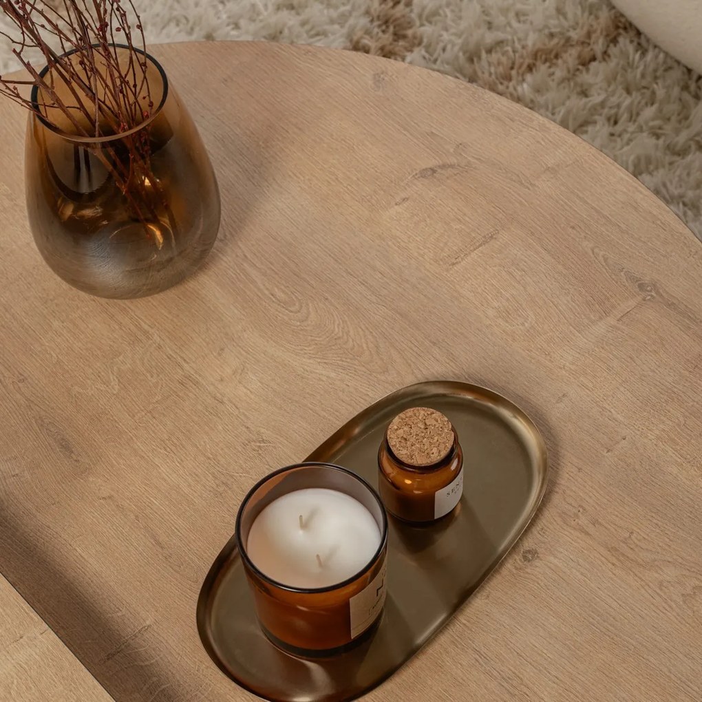 Konferenčný stolík Orion Honey Oak Black