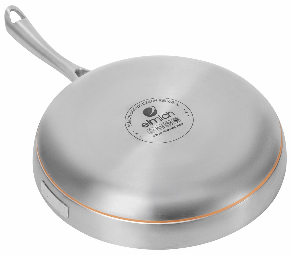 Elmich Päťvrstvová nerezová panvica Penta Copper s medeným jadrom Ø 26 cm