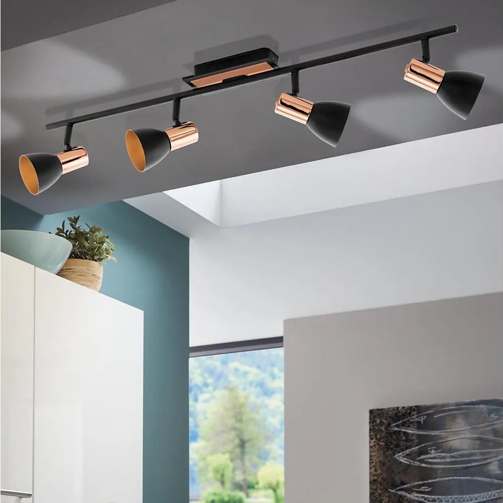 Eglo 94587 - LED bodové svietidlo BARNHAM 4xGU10/3,3W/230V