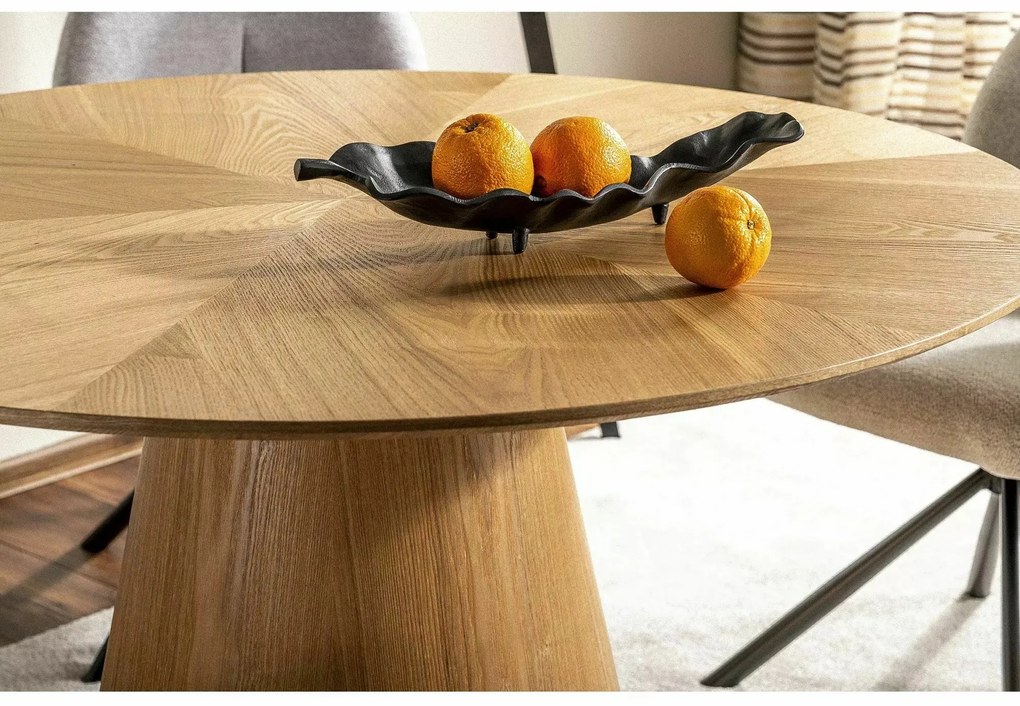 Okrúhly jedálenský stôl Angel 120 cm dub prírodný