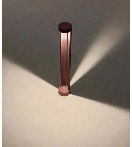 Redo 90366 - vonkajšie LED svietidlo ZEUS, 11,5 W, 230 V, 3000 K, 75 cm, IP54, hnedé