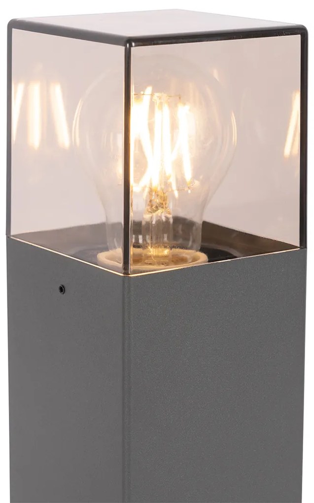 Vonkajšia lampa 30 cm antracit s zemným kolíkom a káblovou objímkou - Denmark