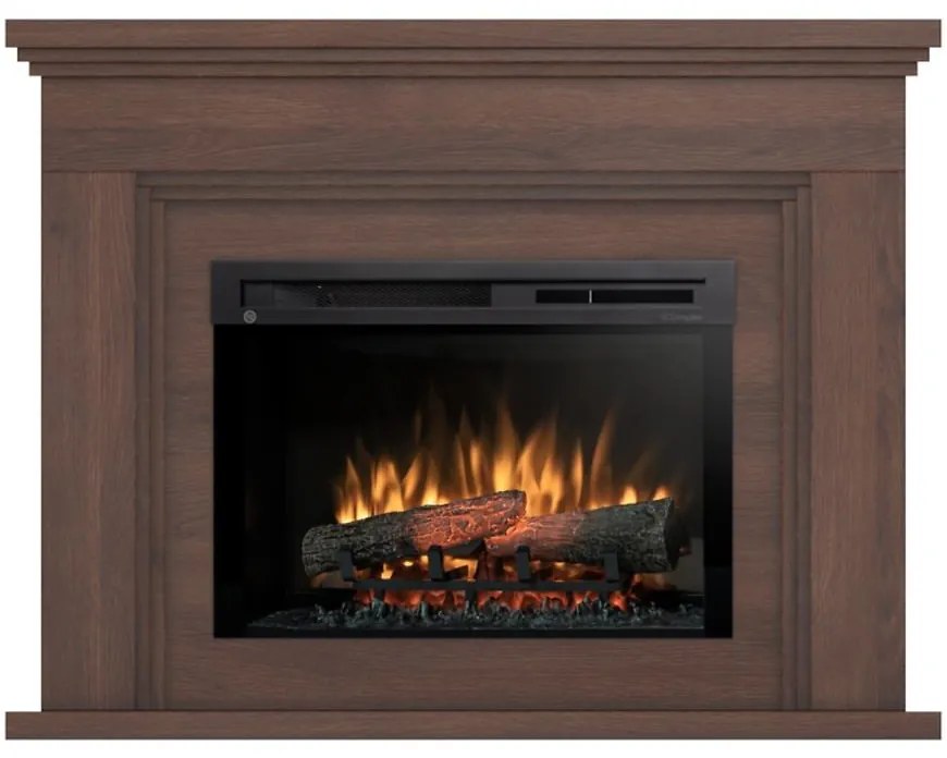 Elektrický krb Adrilla 26 tmavý dub