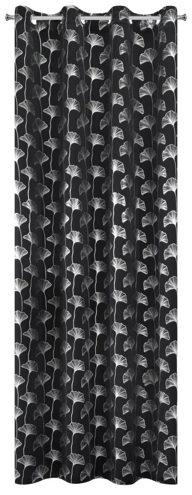 ZATEMŇOVACÍ ZÁVES NA KRÚŽKOCH CLARA 135X250 CM VZOROVANÁ