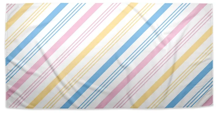 Sablio Uterák Trojfarebné pruhy - 70x140 cm