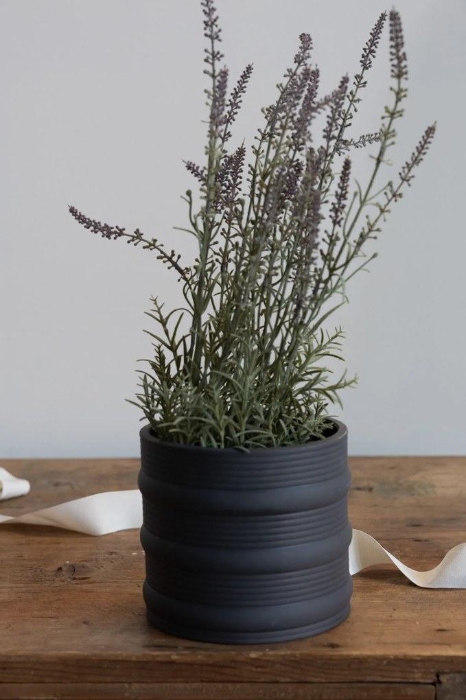 Storefactory Keramický obal na kvetináč Arby Dark Grey