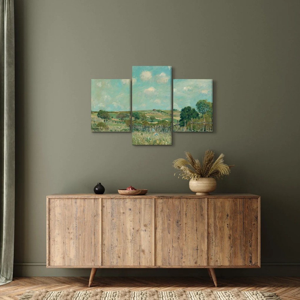 Obraz - Alfred Sisley, Meadow, reprodukcia (90x60 cm)