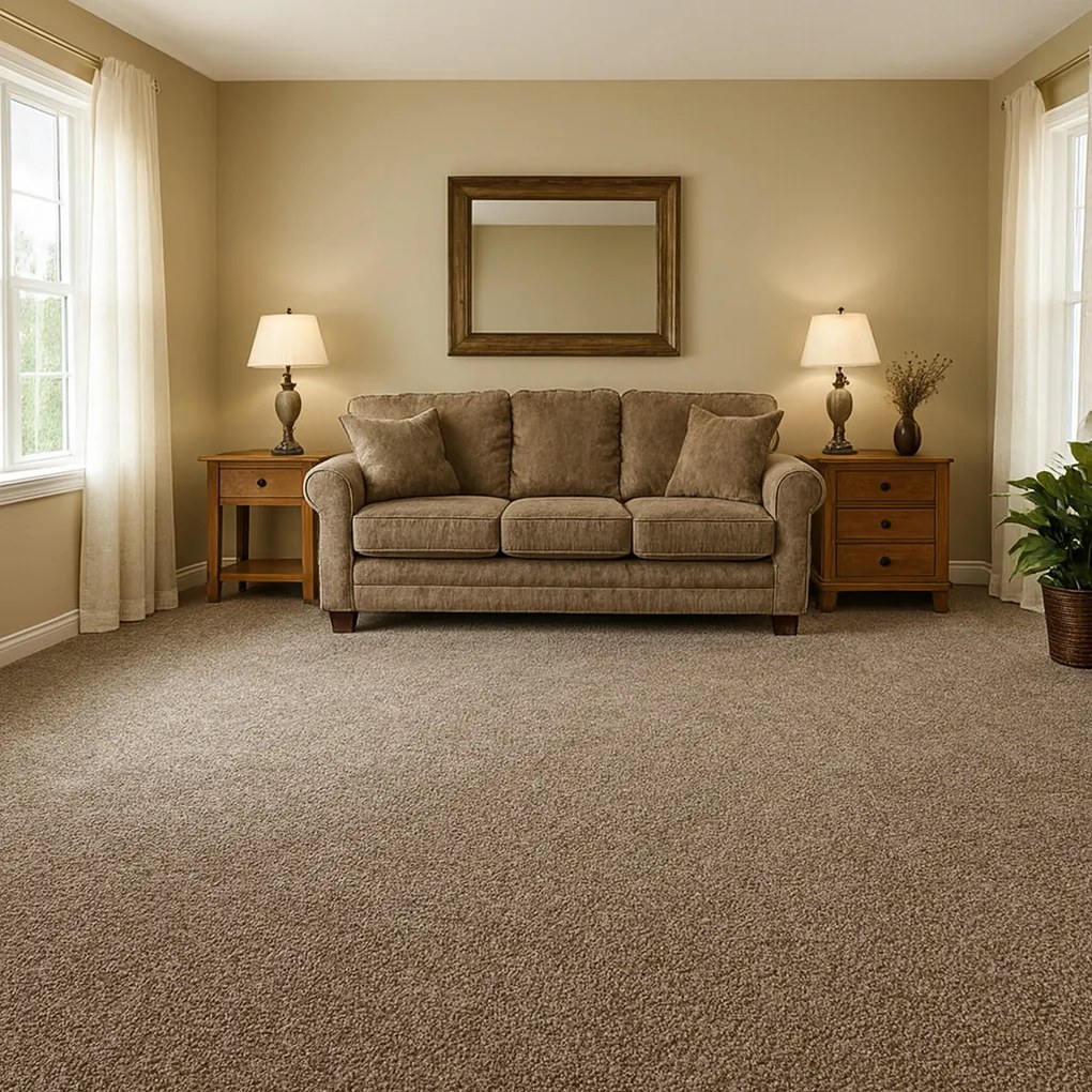 AKCIA: 100x260 cm Metrážny koberec Elizabet 90 béžová, šíře, béžová, filc, detská izba, Spoltex