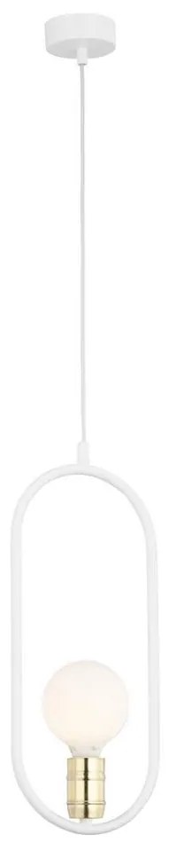 Jupiter 1821 - PI1 E27 - Luster na lanku PONTI 1xE14/40W/230V biela