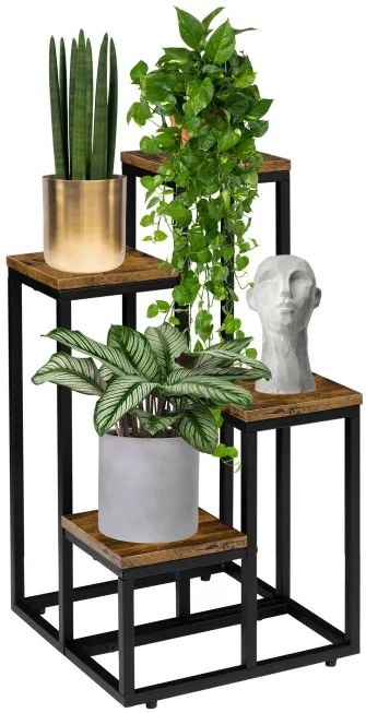 Stojan na kvety MOGREN RUSTIC čierny