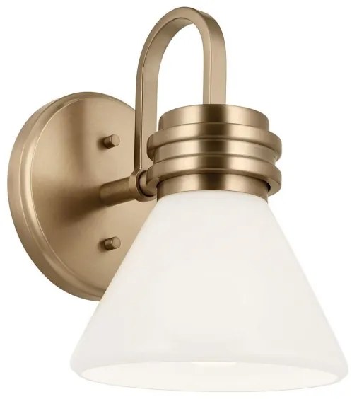 Kichler KL-FARUM1-CPZ - LED Kúpeľňová lampa FARUM 1xG9/3W/230V mosadz