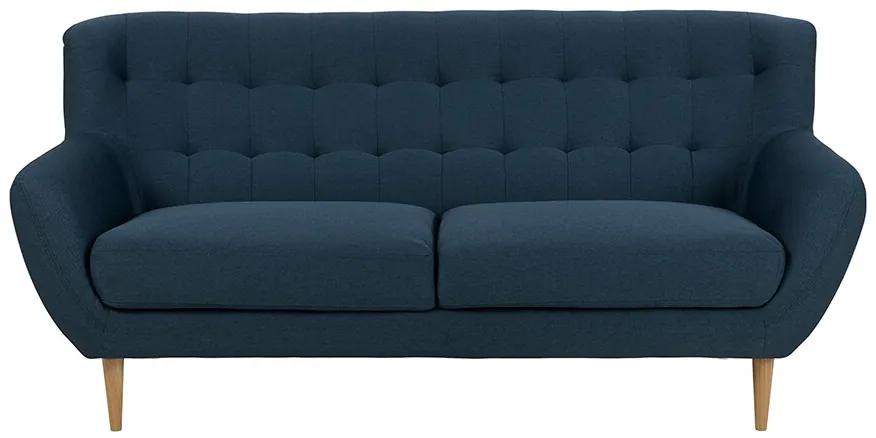 Oswald 3-sedačka tmavo modrá