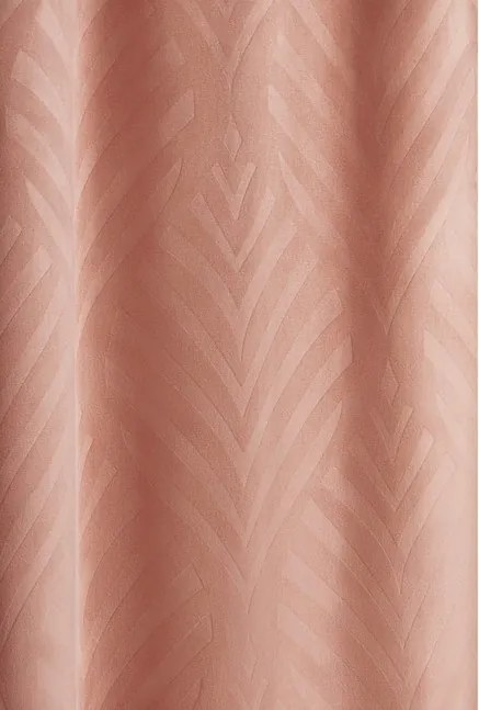 Zatemňovací záves vo farbe pudrovoružovej 140x250 cm