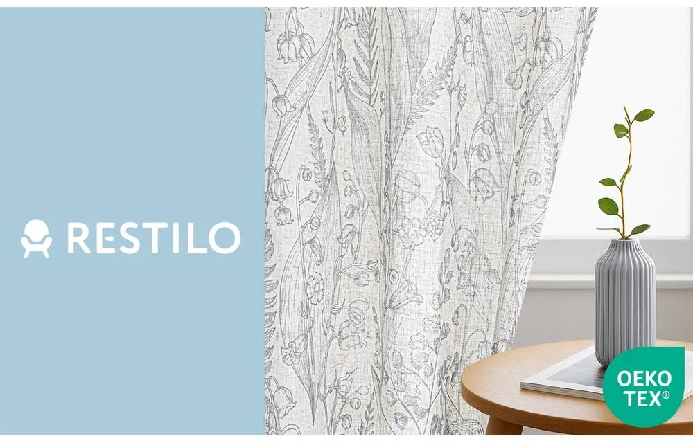 Svetlosivý záves 135x250 cm Selvetia – Restilo