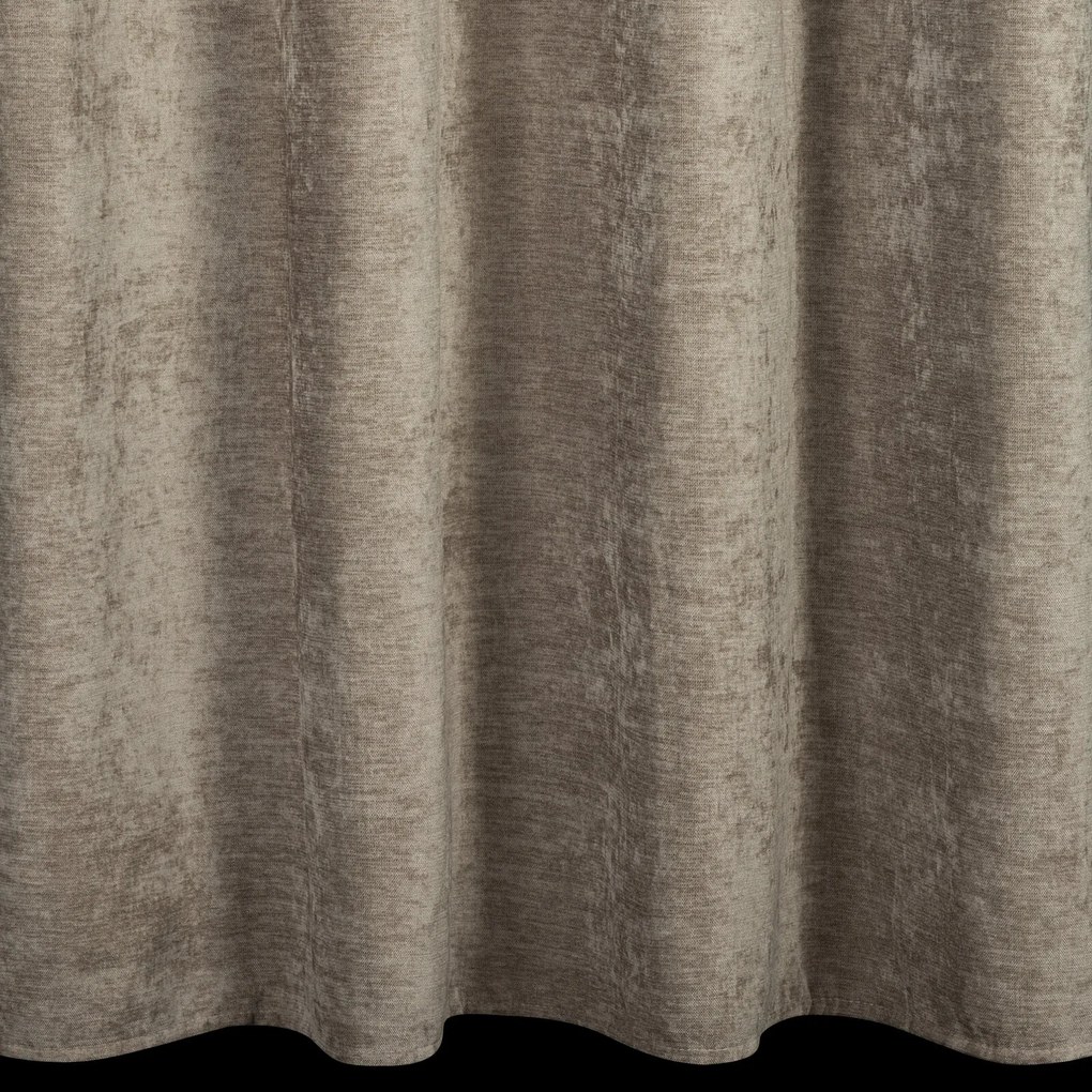 ZÁVES NA KRÚŽKOCH VANI 140X250 CM CAPUCCINO