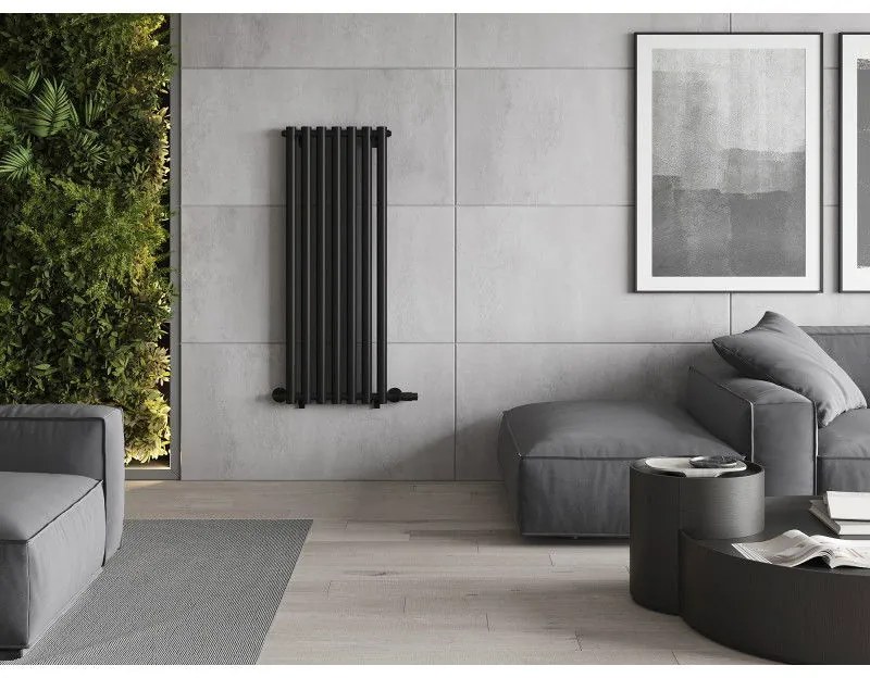 Mexen Texas, vykurovacie teleso 1200 x 460 mm, 502 W, čierna, W203-1200-460-00-70