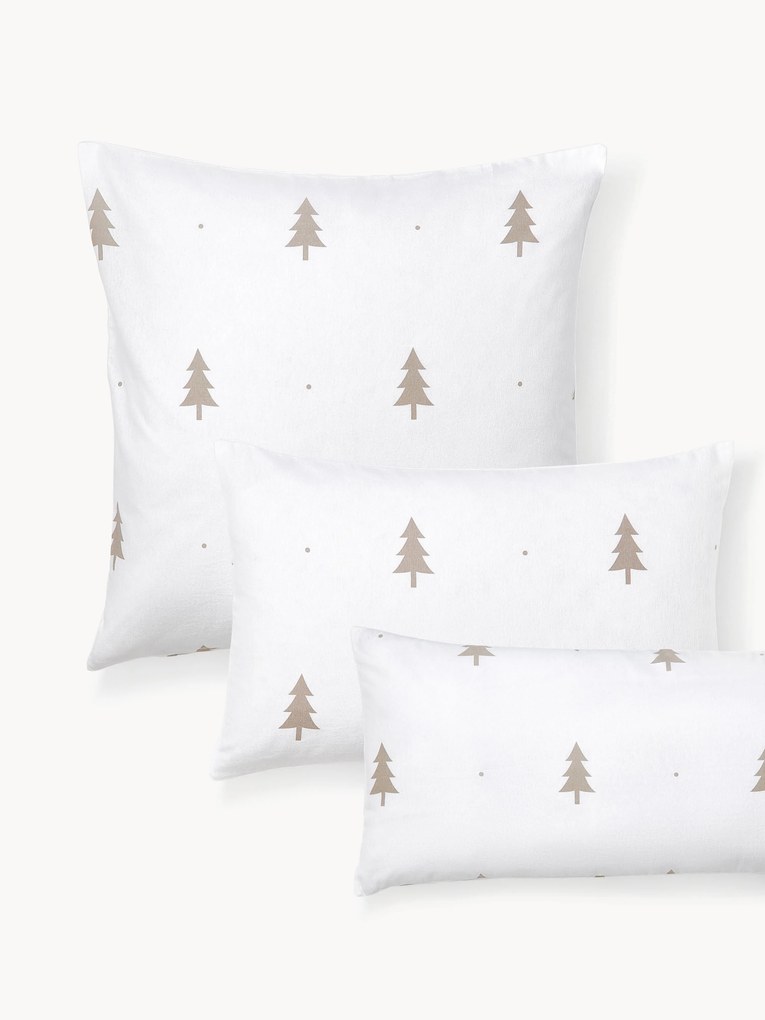 Flanelová obliečka na vankúš s vianočným motívom X-mas Tree