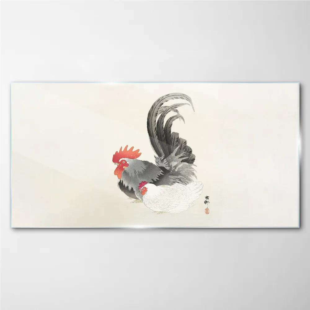 Sklenený obraz Zvieracie vták kurča