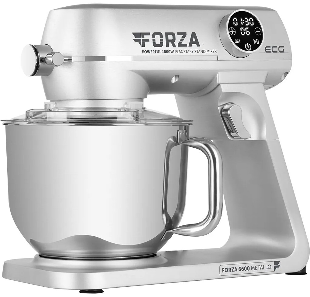 ECG Forza 6600 kuchynský robot Metallo Argento