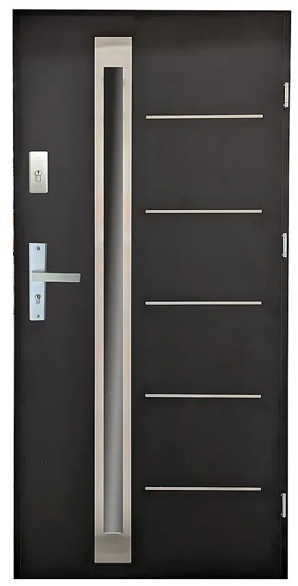 Dvere vchodové Crodoba 90P čierne