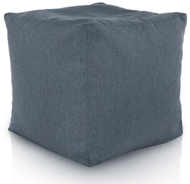 Taburetka melanž granátová kocka Eco