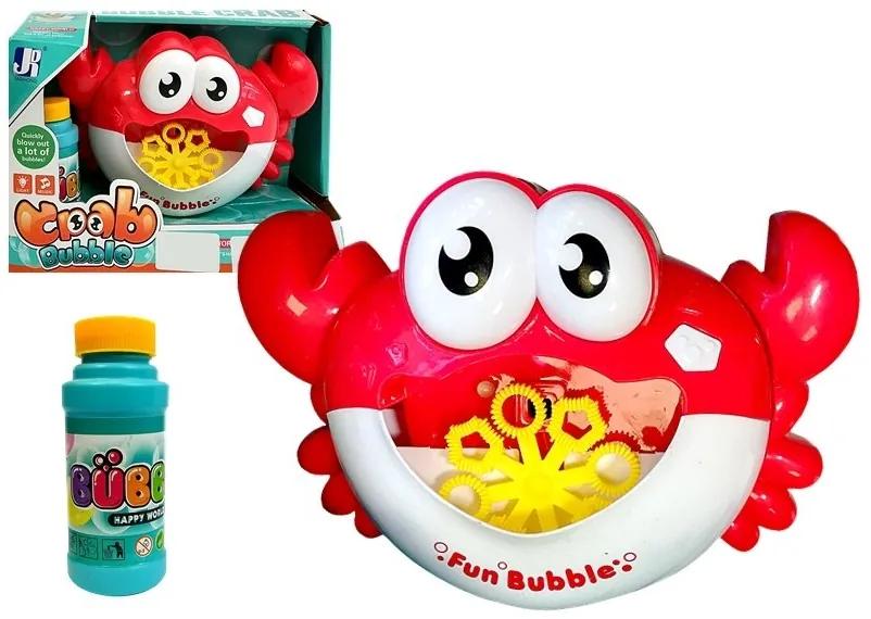Lean Toys Bublifuk v tvare červeného kraba