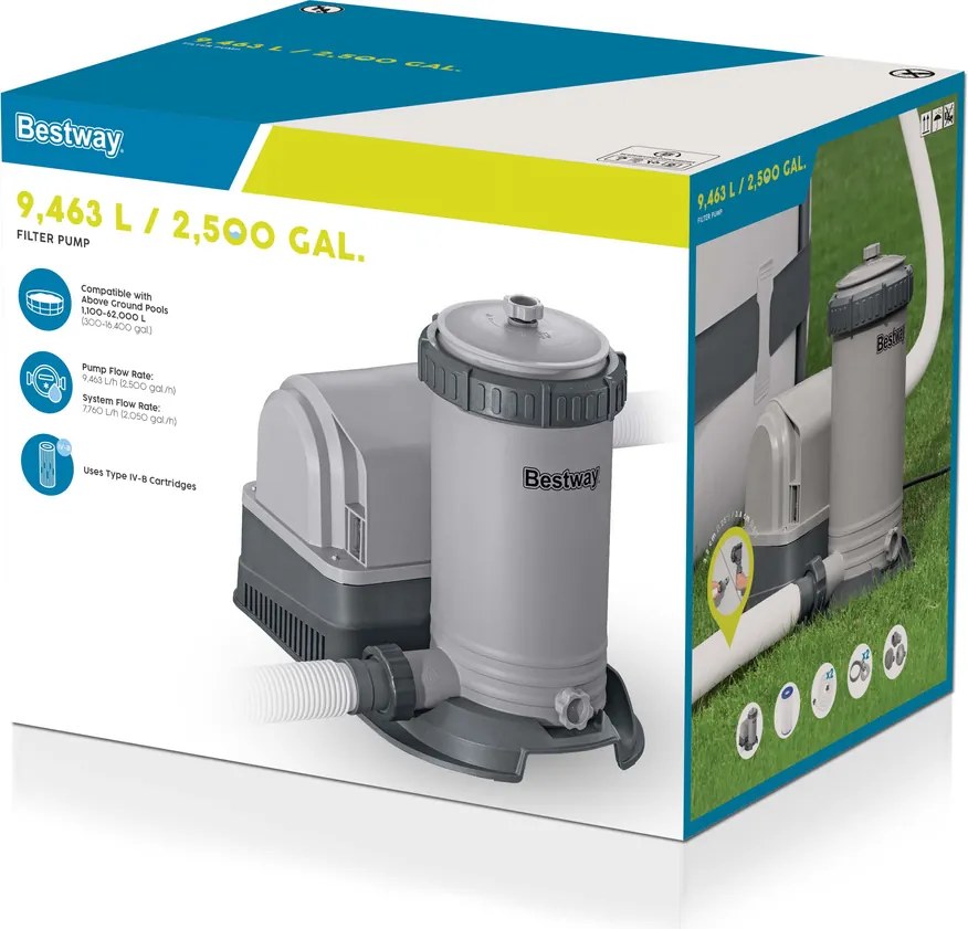 LEAN Bazénové filtračné čerpadlo 9463 l/h Bestway 58391