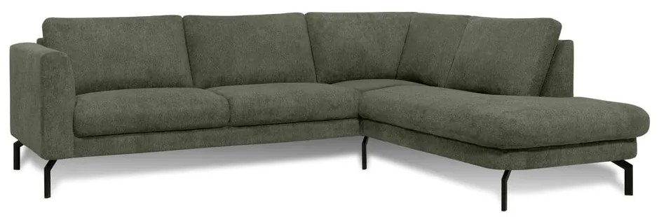 Tmavozelená rohová pohovka (pravý roh) Gomero – Scandic