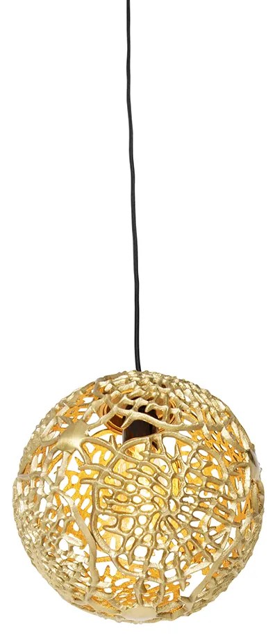 Závesné svietidlo v štýle Art Deco zlaté - Maro