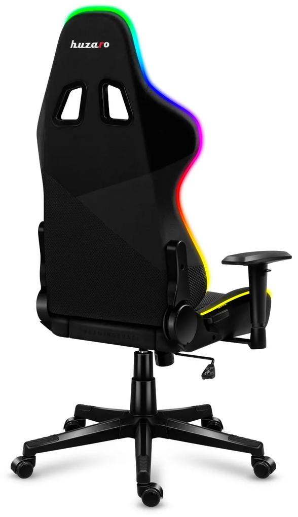 Herná stolička HUZARO FORCE 6.2 RGB LED MESH
