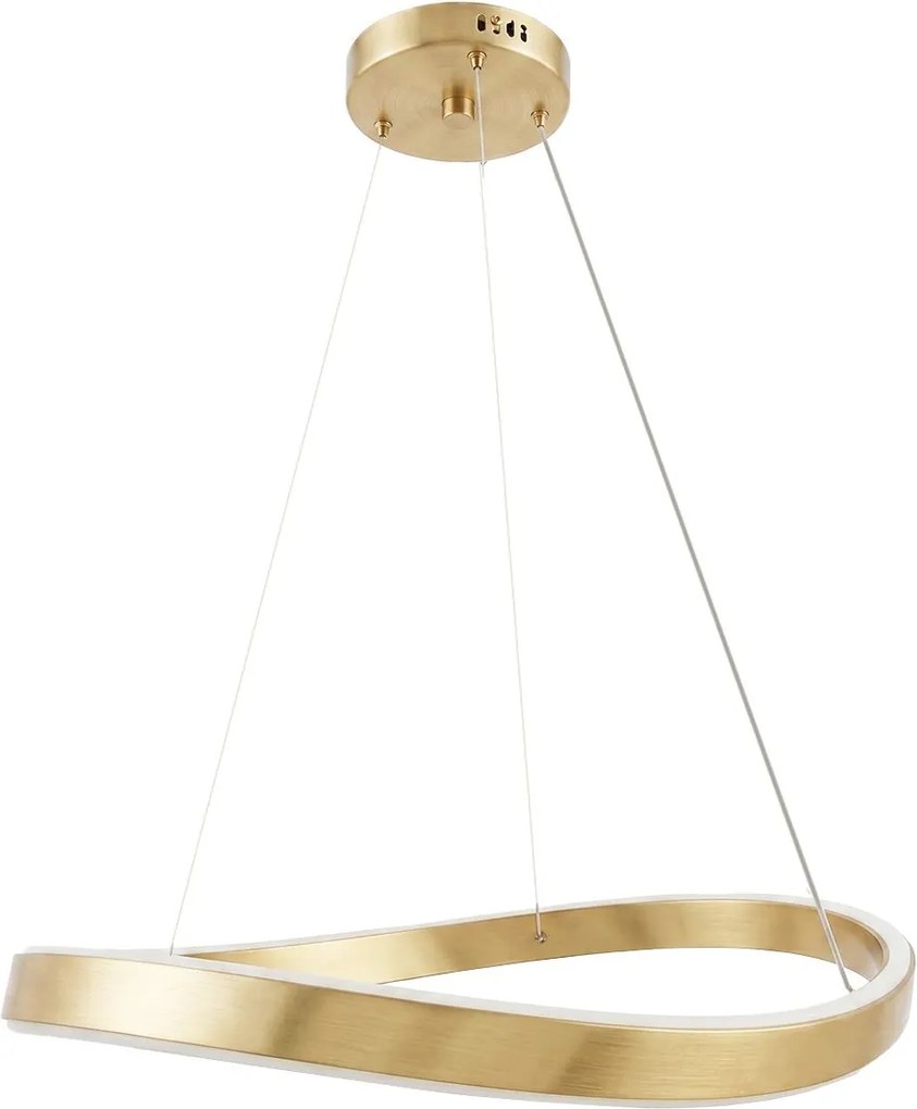 Toolight Toolight, LED závesné svietidlo, 60cm, 50W, 4000K, 4000lm, SWE067-CP, zlatá matná, OSW-20167