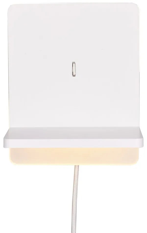 Biele LED stmievateľné nástenné svietidlo Fairfield – Trio