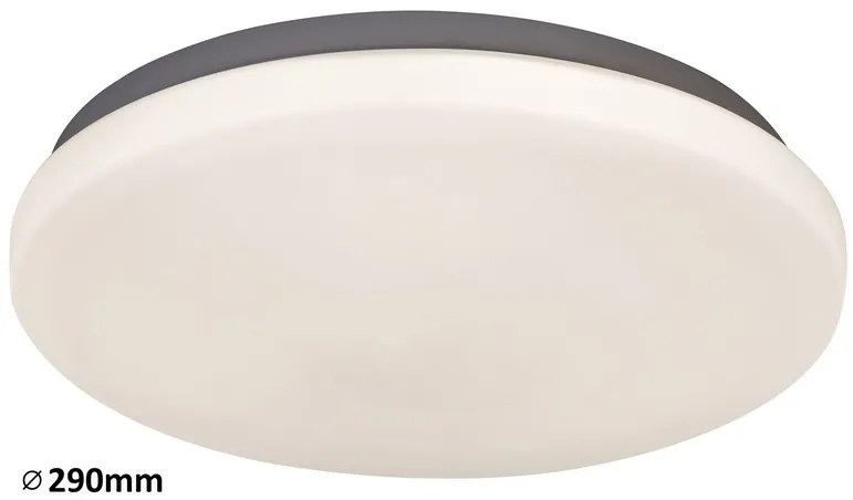 Rabalux LED stropné svietidlo Rob 1x20W | 1400lm | 4000K - priemer 29cm, biela