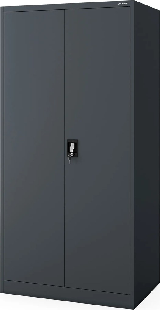 Hlboká uzamykateľná úschovná skriňa, antracitová, 900x1850x600 mm: DAWID D600
