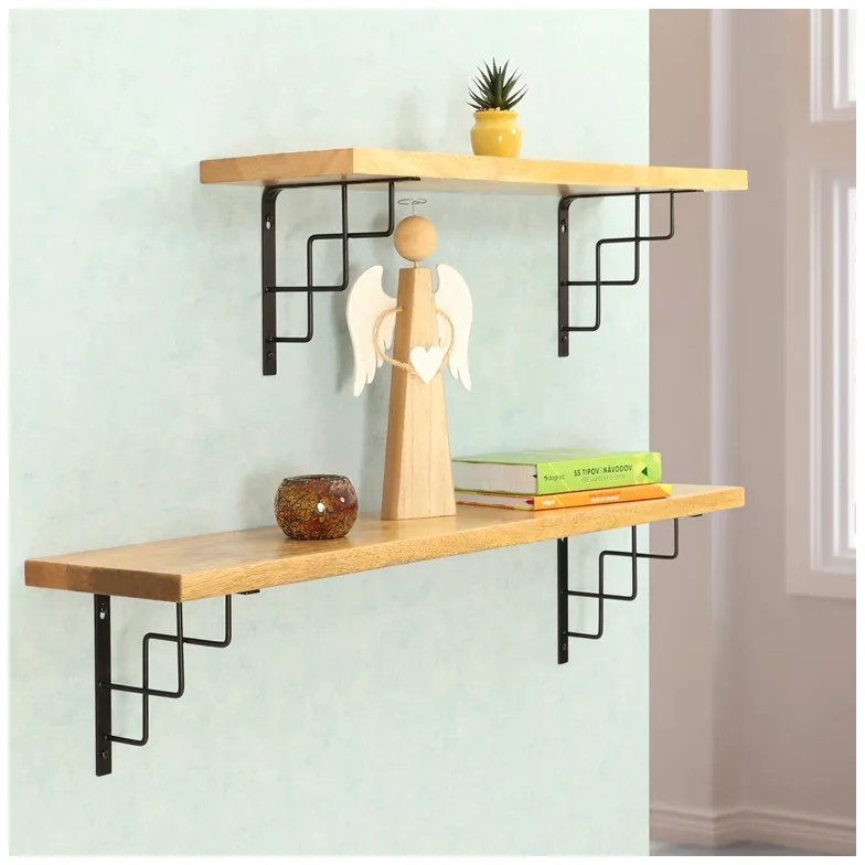 Polica na stenu s konzolou Sara 50 cm MANGO