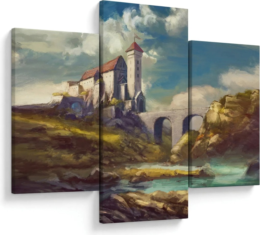 Obraz - Stredoveký hrad (90x60 cm)