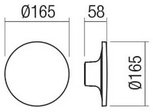 Redo 90369 - LED vonkajšie nástenné svietidlo AURA LED/8W/230V 3000K IP65 antracit