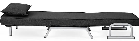 Kreslo pohovka rozkladacia PRATO čierna - vintino.sk