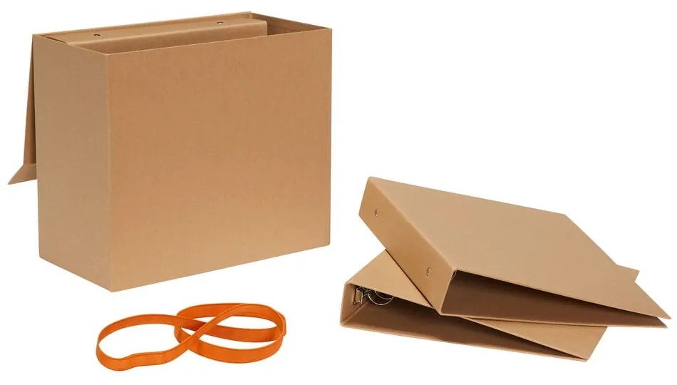 Kartónový organizér na dokumenty Elo – Hübsch