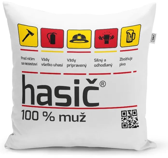 Sablio Vankúš Hasič: 40x40 cm