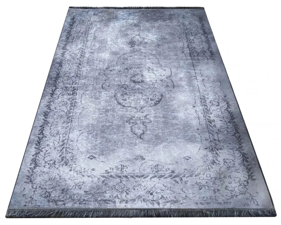 Koberec s orientálnym vzorom v sivej farbe Šírka: 60 cm | Dĺžka: 100 cm