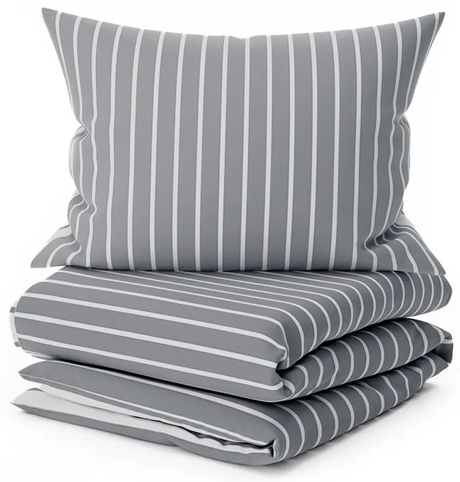 Obliečky z Renforcé bavlny CAPRIVI sivá hotelové vrecko Rozmer obliečok: 70x90 cm, 140x200 cm
