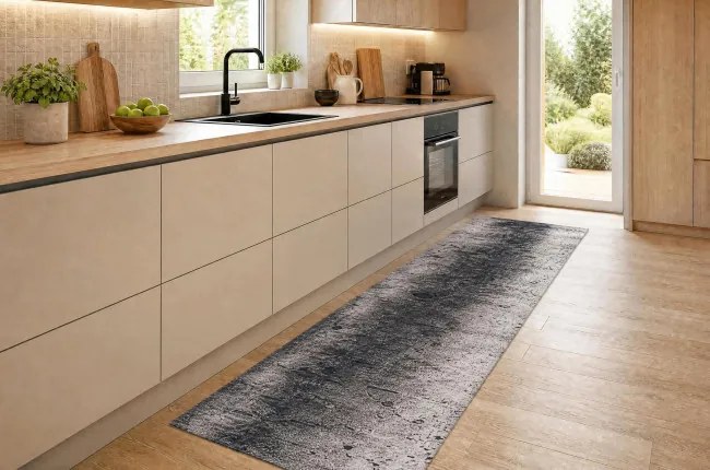 Protišmykový behúň LOTUS CLOVER 60940 béžový