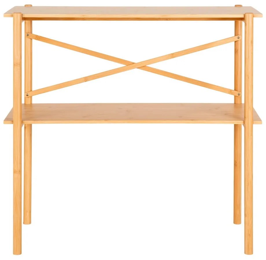 Bambusový konzolový stolík v prírodnej farbe 32x83 cm Manaus – House Nordic