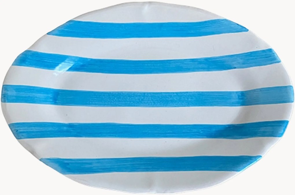 Ručne vyrobený servírovací tanier Rayure