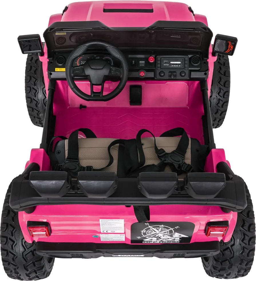 Ramiz Extrémne športové vozidlo 4x4 Variabilná veľkosť Ružová