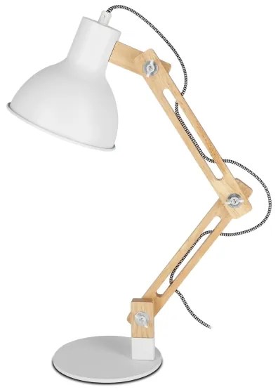Stolová lampa 1xE27/40W/230V biela