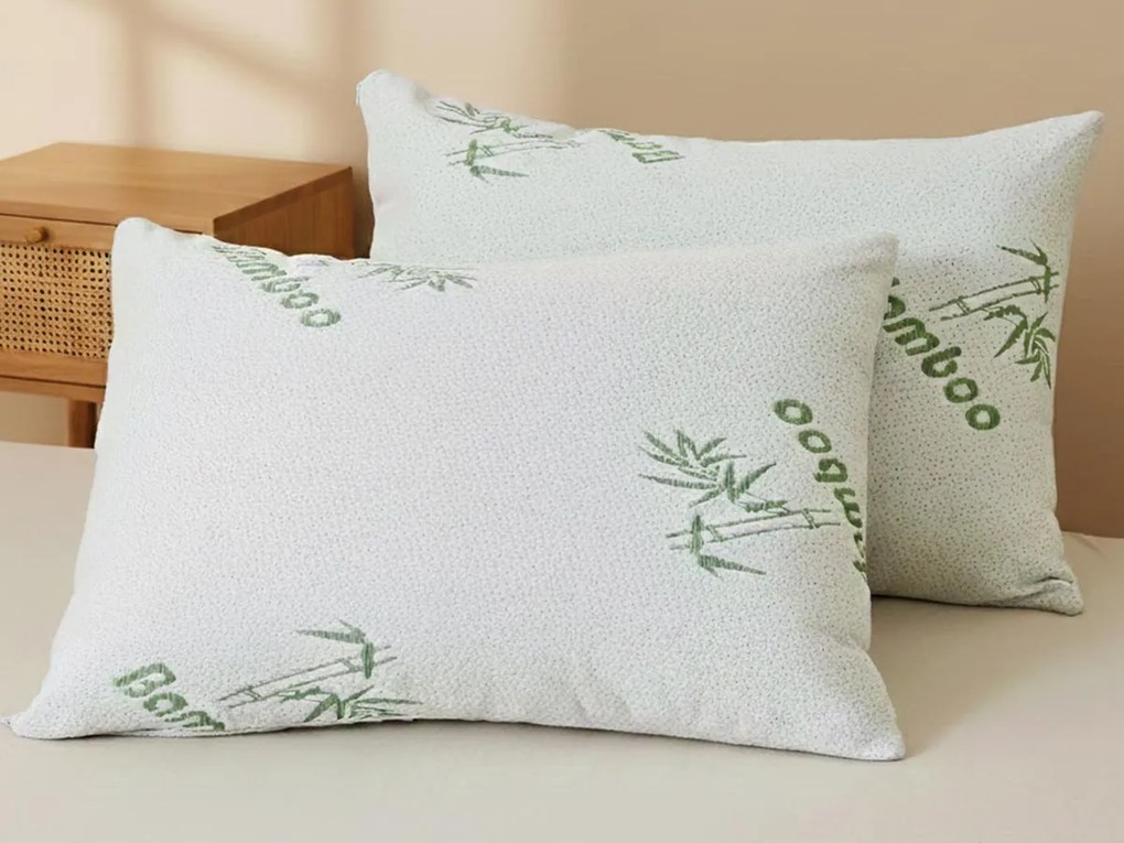 XPOSE® Anatomický bambusový  vankúš s pamäťovou penou PREMIUM  70x90 cm