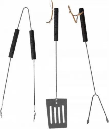 Záhradný gril na drevené uhlie BBQ 87x35 cm, čierny/červený