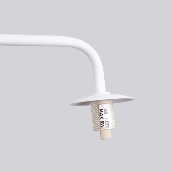 Sollux SL.1658 - Nástenná lampa ASTRAL 1xG9/8W/230V biela